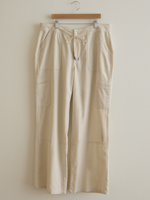 Greer Linen Cargo Pants - ARULA - 