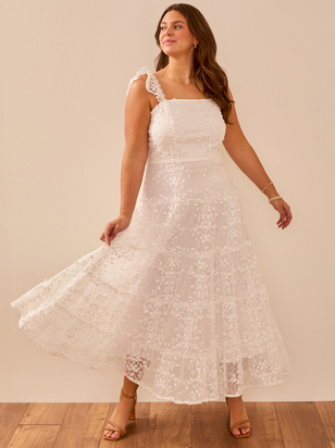 Kallie Lace Tiered Maxi Dress - ARULA - 