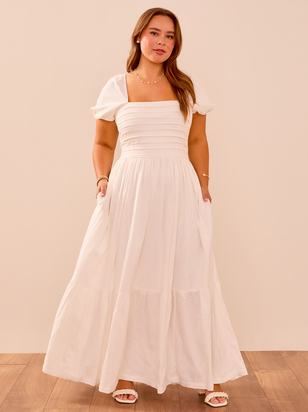 Wilow Linen Maxi Dress - ARULA - 