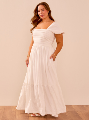 Wilow Linen Maxi Dress - ARULA