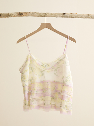 Bellani Floral Ruffle Top - ARULA - 