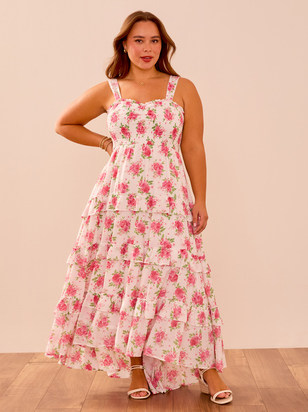 Kenzara Floral Maxi Dress - ARULA - 