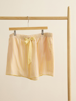 Melody Striped Lounge Shorts - ARULA - 
