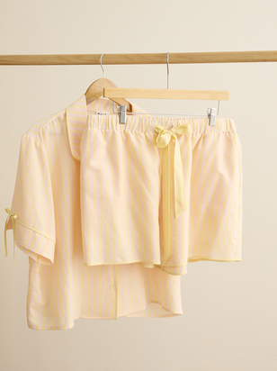 Melody Striped Lounge Shorts - ARULA