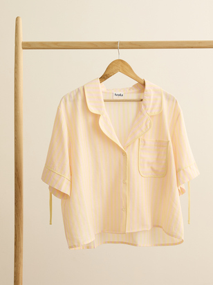 Melody Striped Lounge Top - ARULA - 