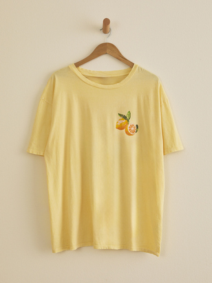 Positano Fruit Stand Oversized Tee - ARULA