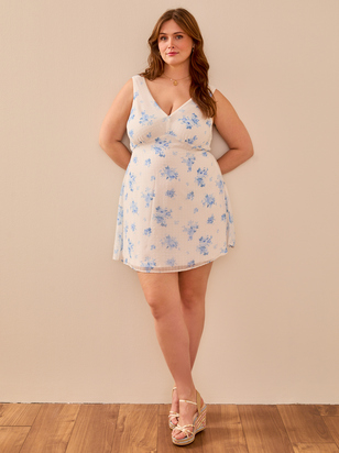 Daley Floral Mini Dress - ARULA - 