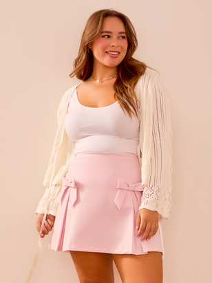 Florence Bow Mini Skort - ARULA