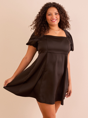 Nadia Satin Dress - ARULA - 