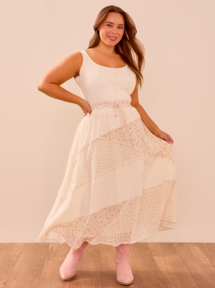 Aster Floral Midi Skirt - ARULA - 