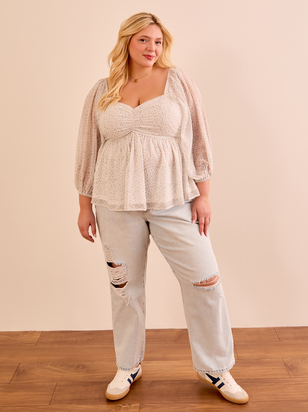 Brynnlee Peplum Top - ARULA