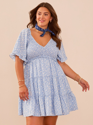 Kacey Floral Mini Dress - ARULA