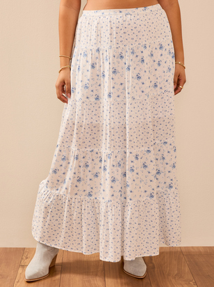 Maia Floral Midi Skirt - ARULA
