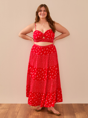 Fleur Floral Maxi Skirt - ARULA - 