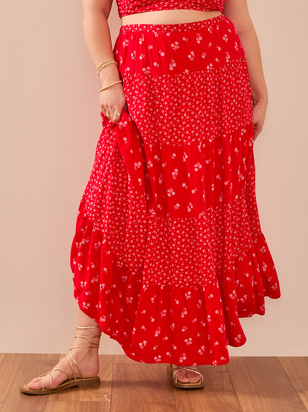 Fleur Floral Maxi Skirt - ARULA