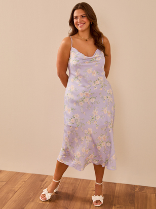 Allianna Floral Midi Dress - ARULA - 