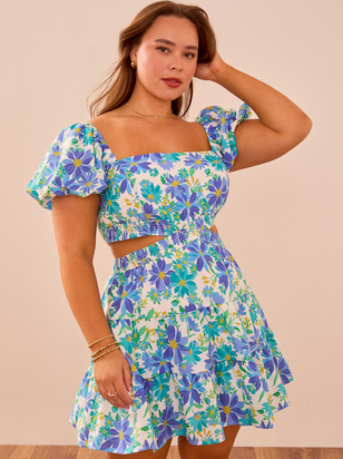 Coco Floral Mini Dress - ARULA - 