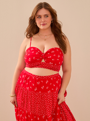 Fleur Twist Front Tank - ARULA - 