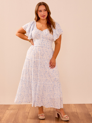 Dallis Floral Maxi Dress - ARULA